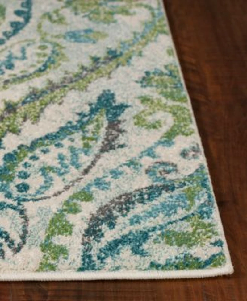Kas Stella Parisian 6256 Ivory Teal Area Rug