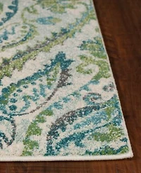 Kas Stella Parisian 6256 Ivory Teal Area Rug