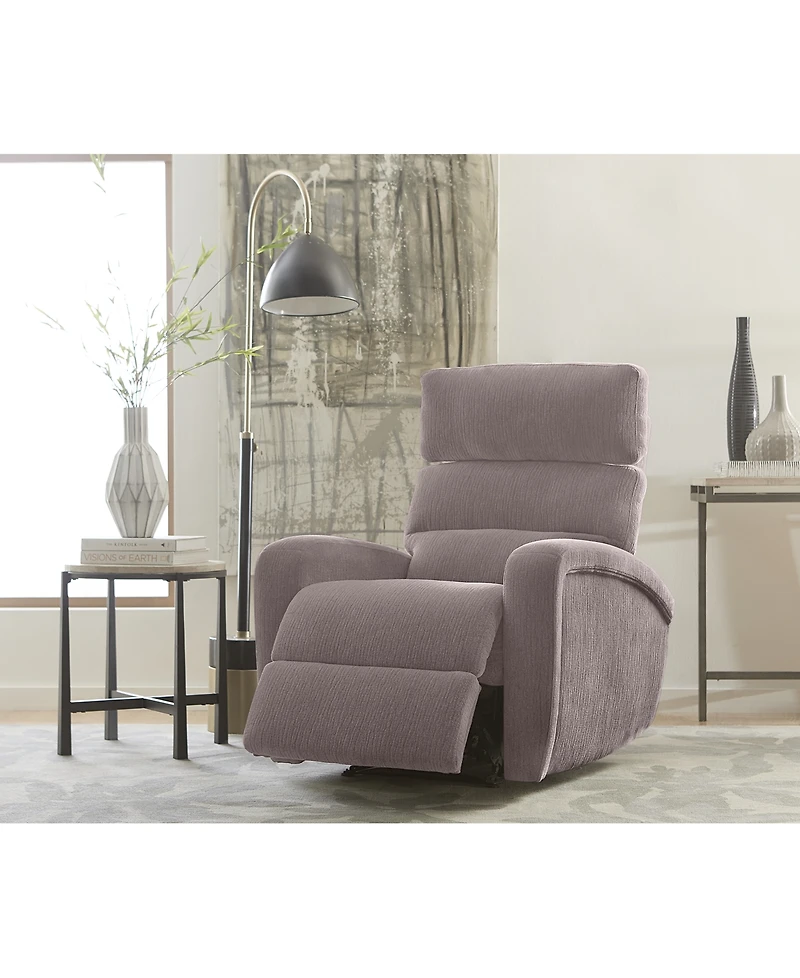 Stellarae Fabric Power Recliner with Usb, Created for Macy's