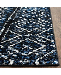 Safavieh Adirondack Silver and Black 9' x 12' Area Rug
