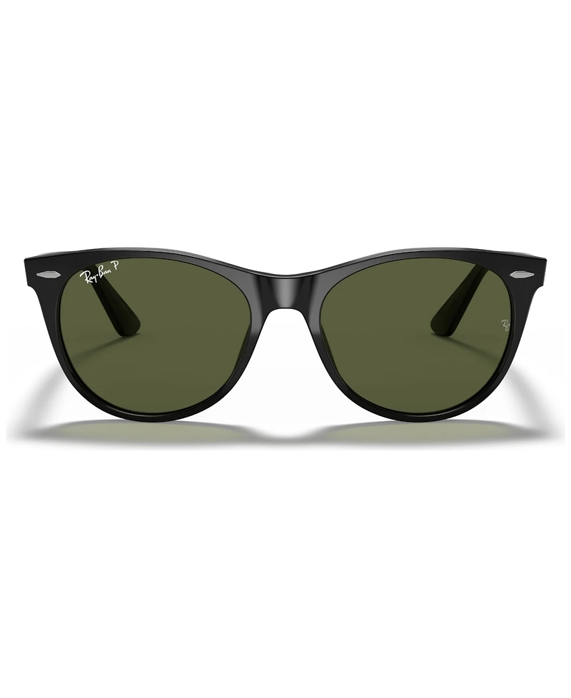 Ray-Ban Unisex Polarized Sunglasses, RB2185 Wayfarer Ii Classic
