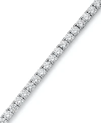 Arabella Sterling Silver Bracelet, Cubic Zirconia Tennis Bracelet (20-1/4 ct. t.w.)