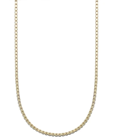Giani Bernini 18K Gold over Sterling Silver Necklace, 24" Box Chain