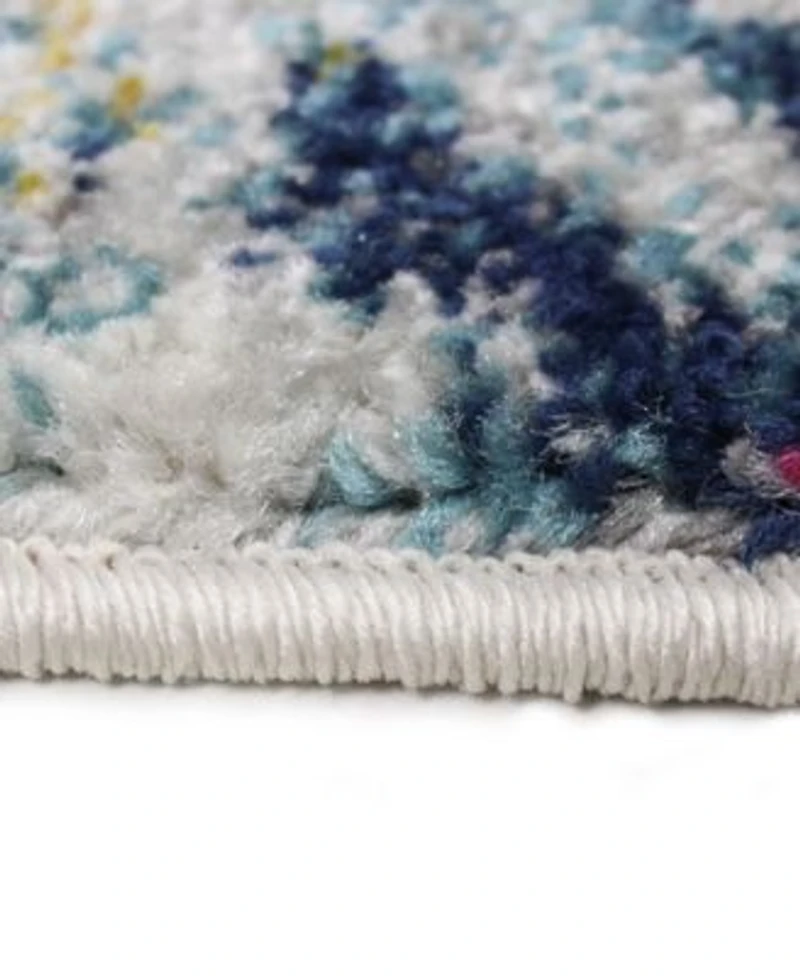 Bashian Medley 5341a Ivory Blue Area Rug
