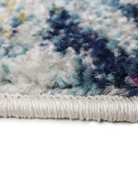 Bashian Medley 5341a Ivory Blue Area Rug