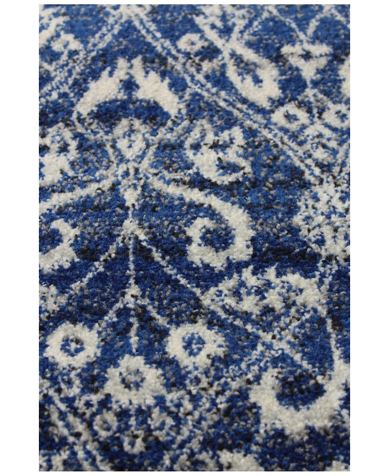 Closeout! Bashian Medley 5439A Dark Blue 7'6" x 9'6" Area Rug