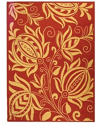 Safavieh Courtyard CY2961 Red and Natural 8' x 11' Outdoor Area Rug