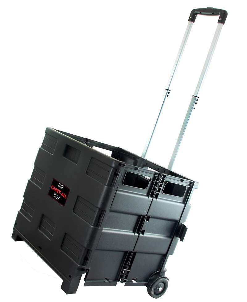 Elama Home Heavy Duty Carry All Easy Folding Cart with Lid