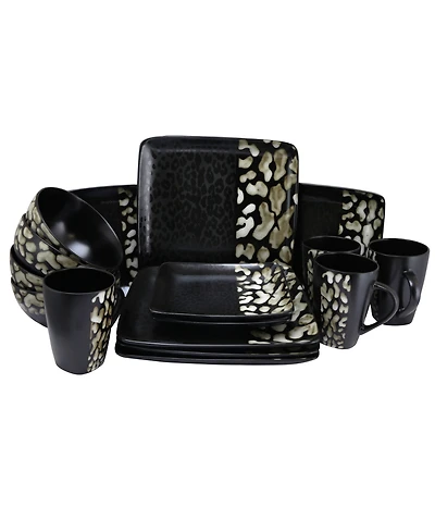 Elama Savannah 16 Pc. Dinnerware Set, Service for 4