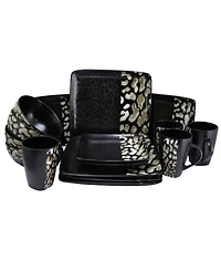 Elama Savannah 16 Pc. Dinnerware Set, Service for 4