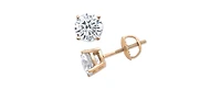Diamond Stud Earrings (1/6 ct. t.w.) 10k Gold, White Gold or Rose