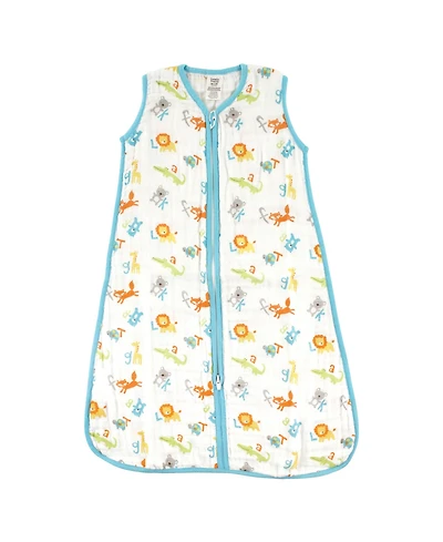 Luvable Friends Baby Boys Unisex Muslin Cotton Sleeveless Sleep Pouch