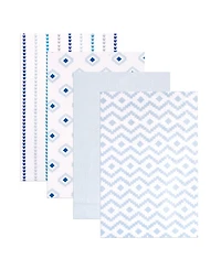 Hudson Baby Boys Cotton Flannel Receiving Blanket Wraps