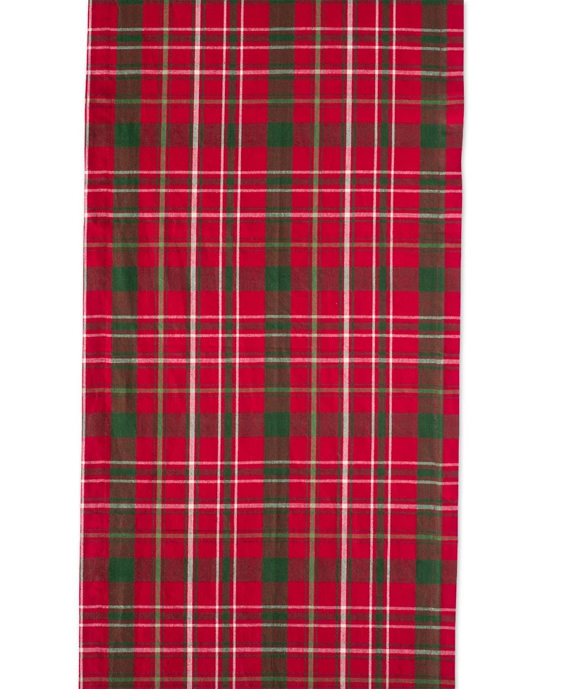 Tartan Holly Plaid Table Runner
