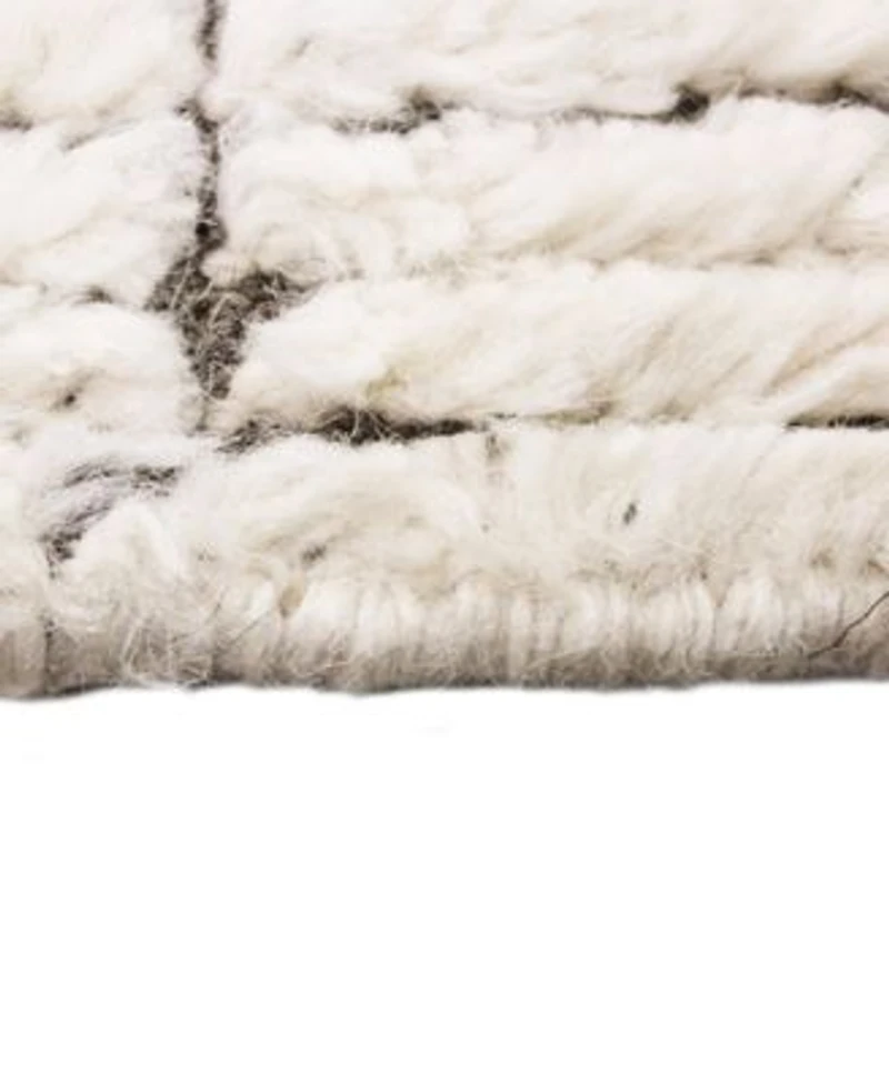Bashian Natural Wool Nat 20 Ivory Gray Area Rug