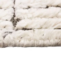 Bashian Natural Wool Nat 20 Ivory Gray Area Rug