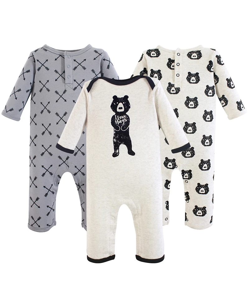 Yoga Sprout Baby Boys Comfortable Cotton Utility Jumpsuit
