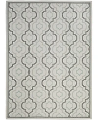 Safavieh Courtyard CY7938 Light Gray and Anthracite 8' x 11' Sisal Weave Outdoor Area Rug