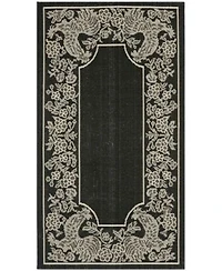 Safavieh Courtyard Black Sand Sisal Weave Area Rug Collection