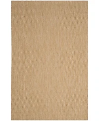 Safavieh Courtyard CY8521 Natural and 5'3" x 7'7" Outdoor Area Rug