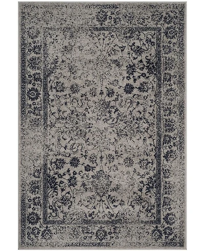 Safavieh Adirondack 109 Gray and Navy 5'1" x 7'6" Area Rug