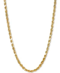 Italian Gold Forza Rope Chain Necklace Collection 3 1 5mm In 14k Gold