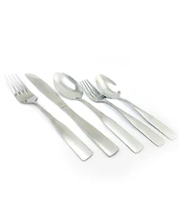Abbeville 61 Piece Flatware Set with Wire Caddy