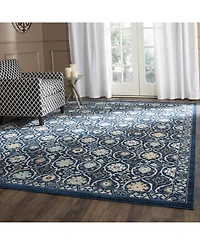 Safavieh Evoke EVK210 Royal and Ivory 8' x 10' Area Rug