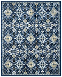 Safavieh Evoke EVK224 Royal and Ivory 8' x 10' Area Rug