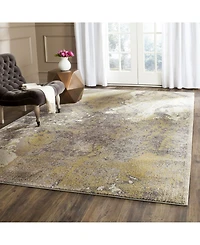 Safavieh Monaco MNC219 Ivory and Gray 5'1" x 7'7" Area Rug