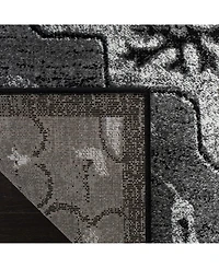 Safavieh Vintage Hamadan VTH221 Light Gray and Gray 5'3" x 7'6" Area Rug