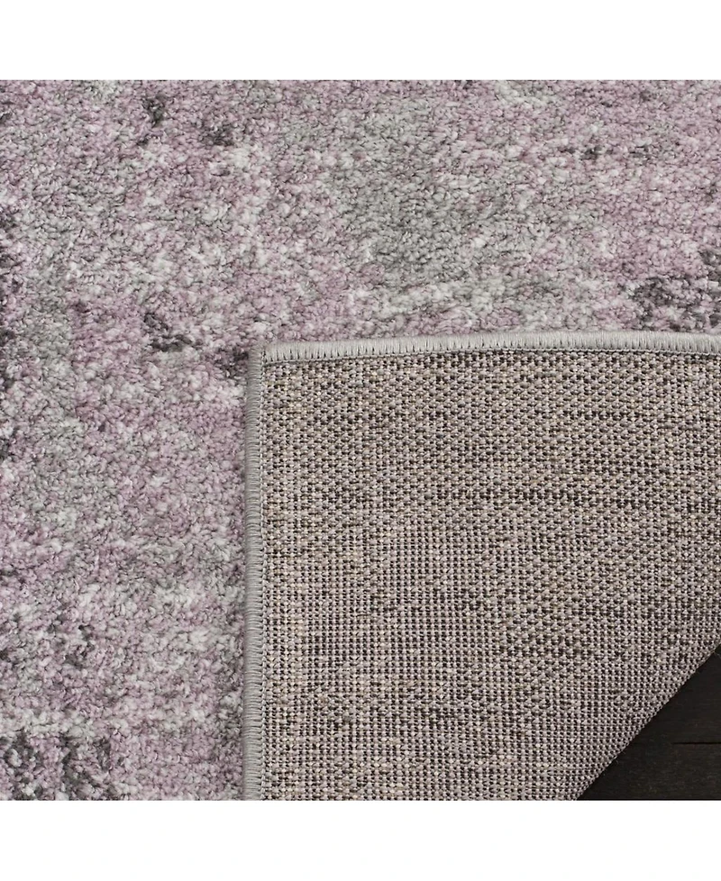 Safavieh Adirondack 130 Light Gray and Purple 5'1" x 7'6" Area Rug