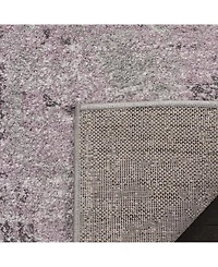 Safavieh Adirondack 130 Light Gray and Purple 5'1" x 7'6" Area Rug