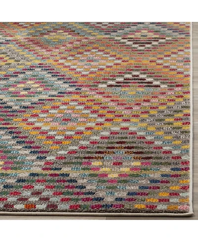 Safavieh Monaco MNC204 Multi and Beige 5'1" x 7'7" Area Rug