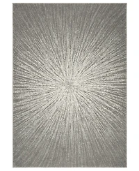 Safavieh Evoke EVK228 Dark Gray and Ivory 5'1" x 7'6" Area Rug