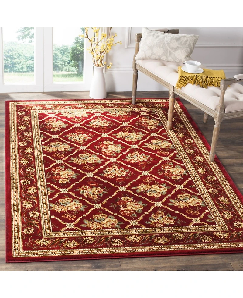 Safavieh Lyndhurst LNH556 Red 5'3" x 7'6" Area Rug