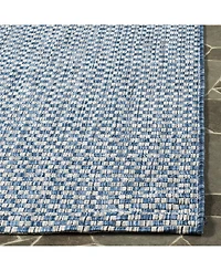 Safavieh Courtyard CY8653 Light and Light Gray 5'3" x 7'7" Sisal Weave Outdoor Area Rug