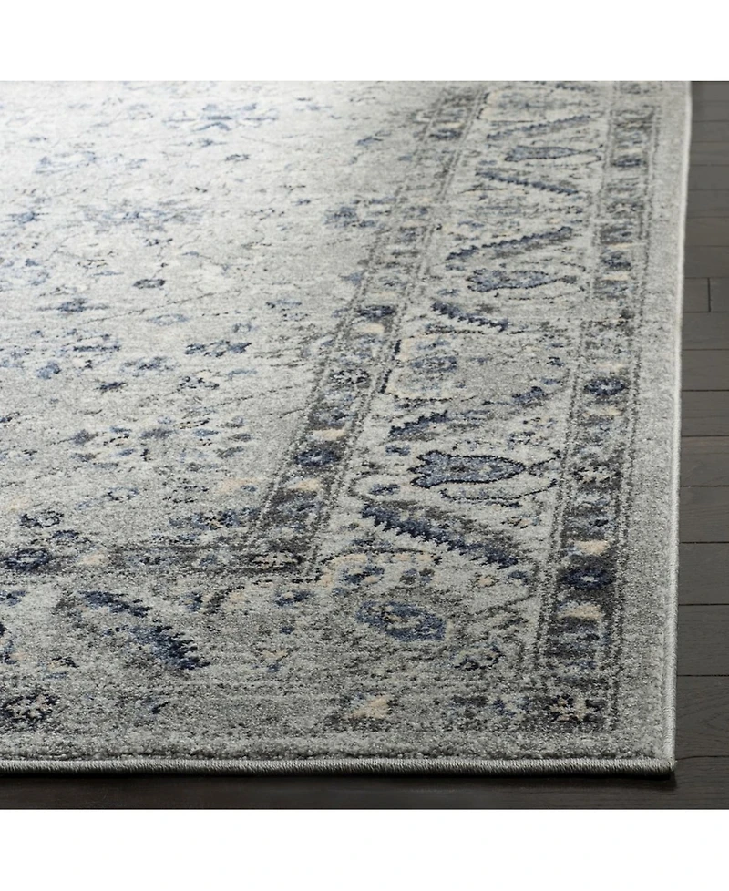 Safavieh Charleston CHL413 Gray and Dark Gray 5'3" x 7'6" Area Rug
