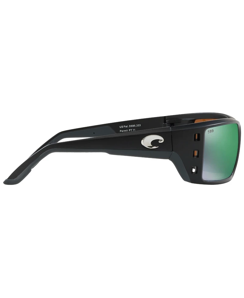 Costa Del Mar Polarized Sunglasses, Permit 62