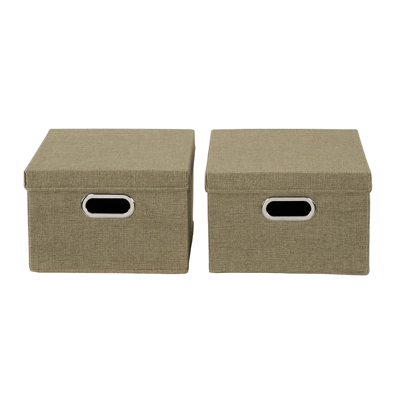 Household Essentials 2-Pc. Moss Storage Box Set