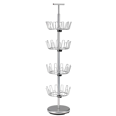 Household Essentials 4-Tier Revolving Shoe Tree