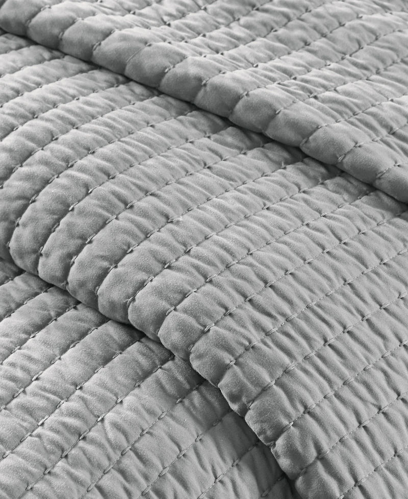 Madison Park Keaton Quilted 3-Pc. Quilt Set, King/California King