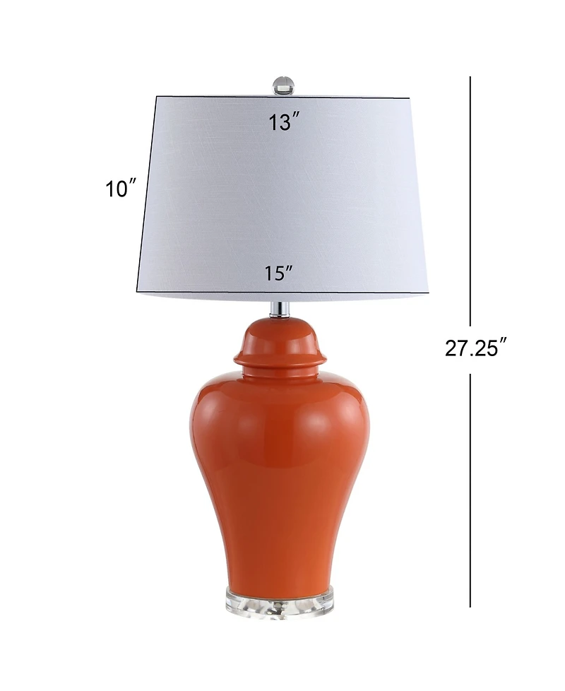 Jonathan Y Winnie Ceramic Urn Led Table Lamp - Set of 2