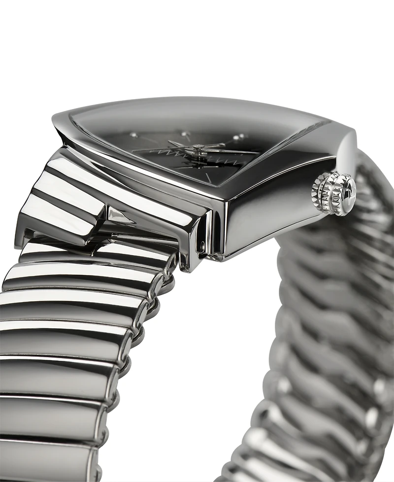 Hamilton Unisex Swiss Ventura Stainless Steel Bracelet Watch 32mm