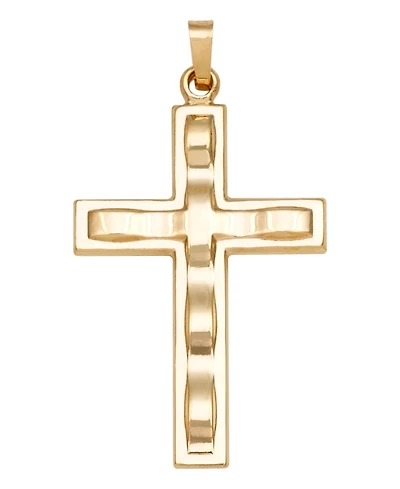 Cross Pendant in 14k Yellow Gold
