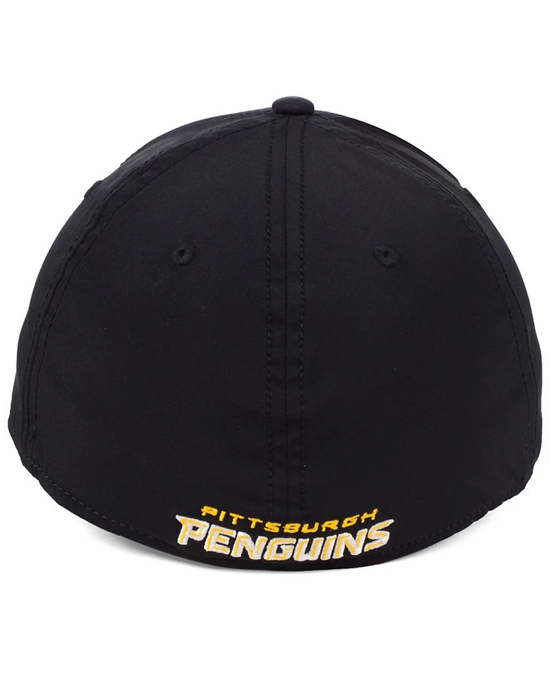 Authentic Nhl Headwear Pittsburgh Penguins Basic Flex Stretch Fitted Cap