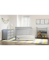 Graco Hadley 5-in-1 Convertible Crib with Drawer (White) –Crib Combo