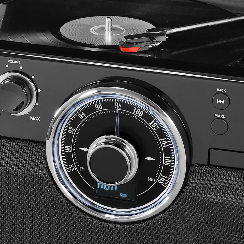 Victrola Empire 6-in-1 Wood Record Player