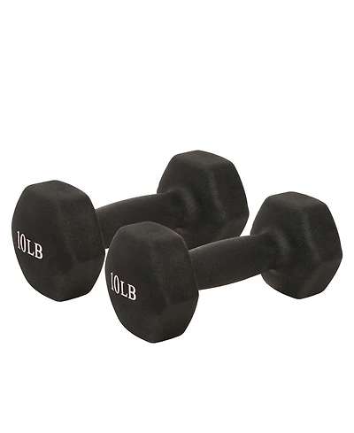 Sunny Health & Fitness Neoprene Dumbbell, 10LBs (Pair)