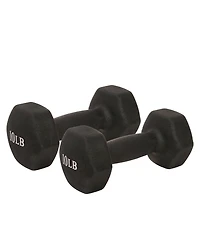 Sunny Health & Fitness Neoprene Dumbbell, 10LBs (Pair)